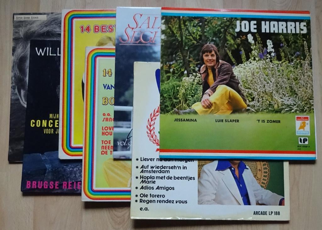 7x LP set - Vlaamse artiesten - Bobby Prins - Paul Severs, Ophalen of Verzenden, Gebruikt, 12 inch, Levenslied of Smartlap