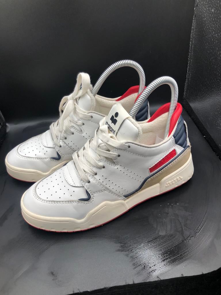 Witte Marant Sneakers - maat 36 - laag model, Kleding | Dames, Schoenen, Wit, Ophalen of Verzenden, Sneakers of Gympen, Gedragen