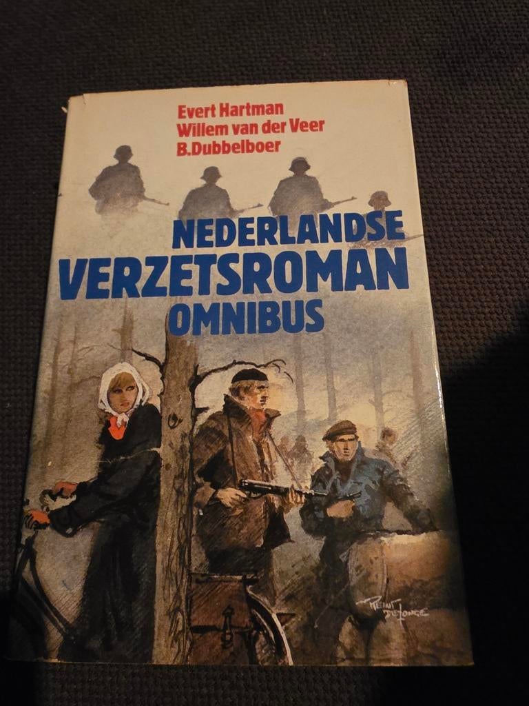 Nederlandse Verzetsroman Omnibus - Hartman, van der Veer, Boeken, Oorlog en Militair, Ophalen of Verzenden, Evert Hartman, Willem van der Veer, B. Dubbelboer