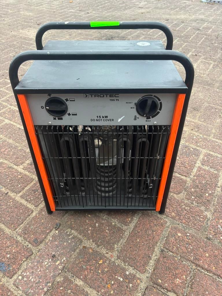 15 KW 400 Volt kachel / elektrische verwarming / bouwkachel, 30 tot 80 cm, Gebruikt, Kachel, Minder dan 60 cm