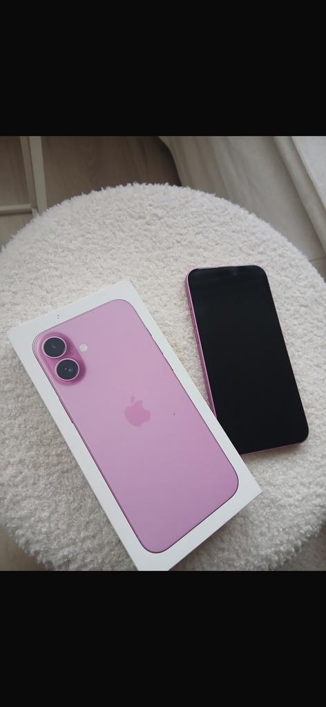 Iphone 16 plus roze, Telecommunicatie, Mobiele telefoons | Apple iPhone, Ophalen, Zo goed als nieuw, Roze, 128 GB