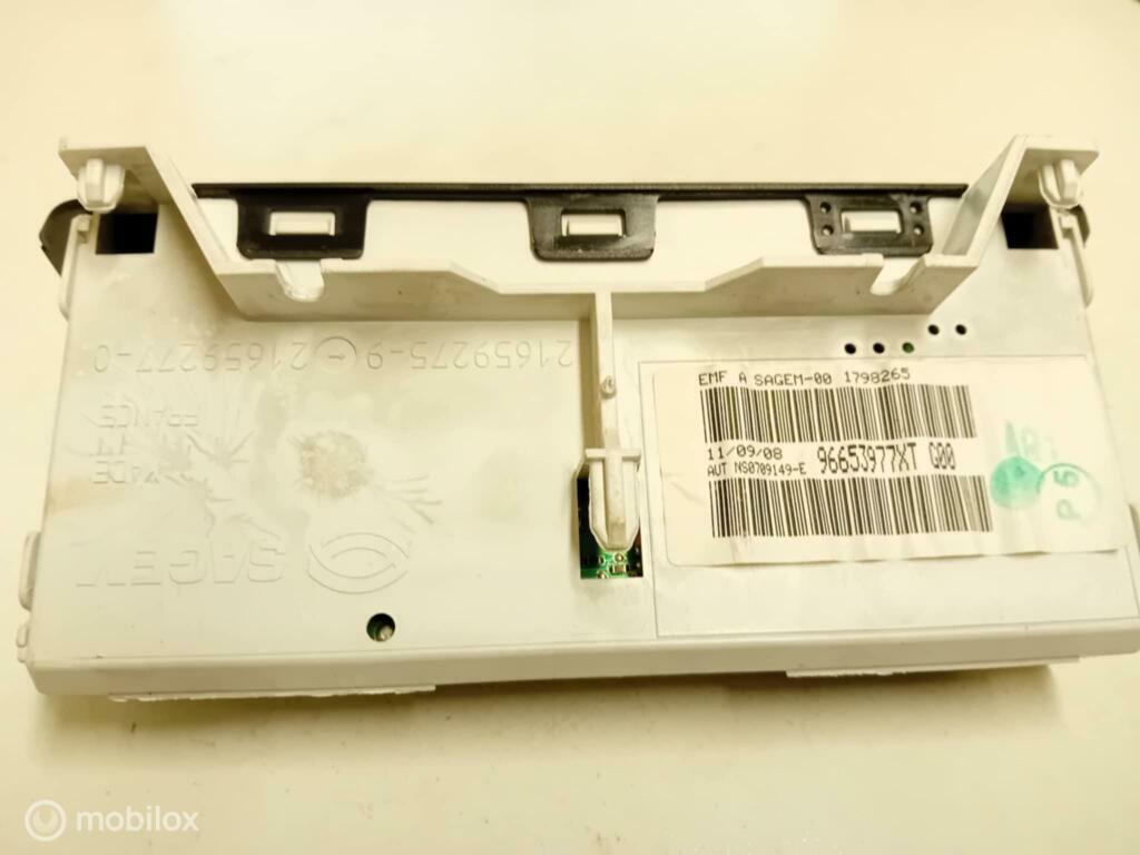 Interieurdisplay Peugeot 206 96653977XT, Gebruikt, Ophalen of Verzenden