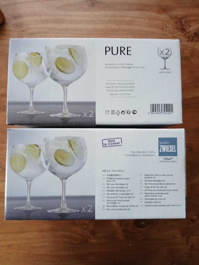 Gin tonic glazen, Ophalen of Verzenden, Nieuw, Overige typen