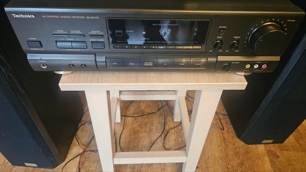 TECHNICS AV CONTROL STEREO RECEIVER TYPE SA -GX170, Ophalen of Verzenden, Zo goed als nieuw