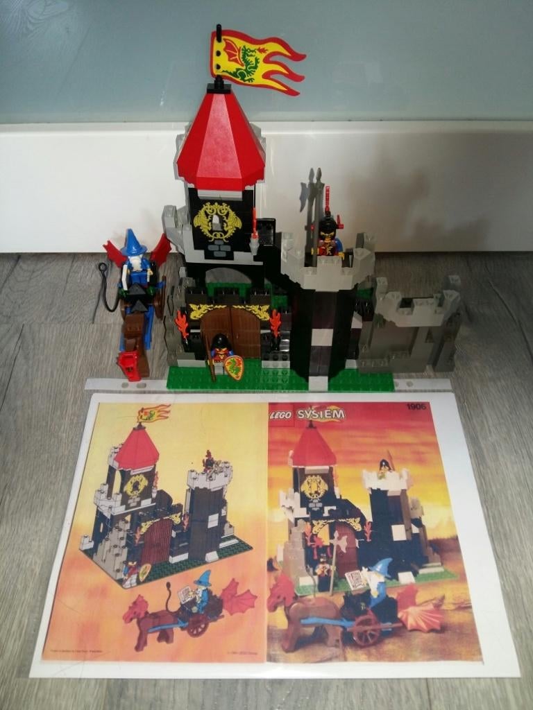 Lego Castle Dragon Knights 1906 Majisto's Tower, Ophalen of Verzenden, Zo goed als nieuw, Complete set, Lego