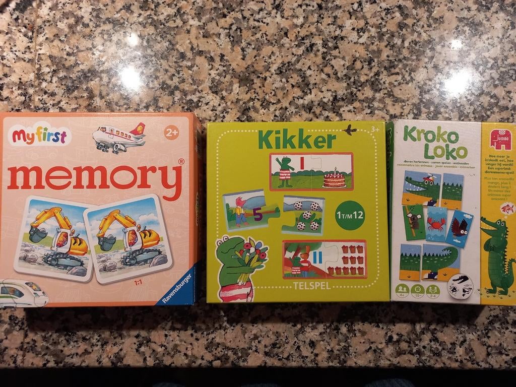 Kinderspellen, Ophalen, Zo goed als nieuw