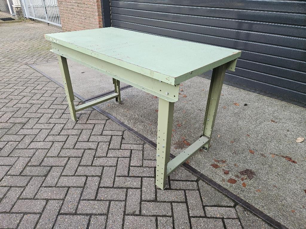 Werkbank werktafel 150x75 cm., Ophalen, Gebruikt, 170 cm of meer