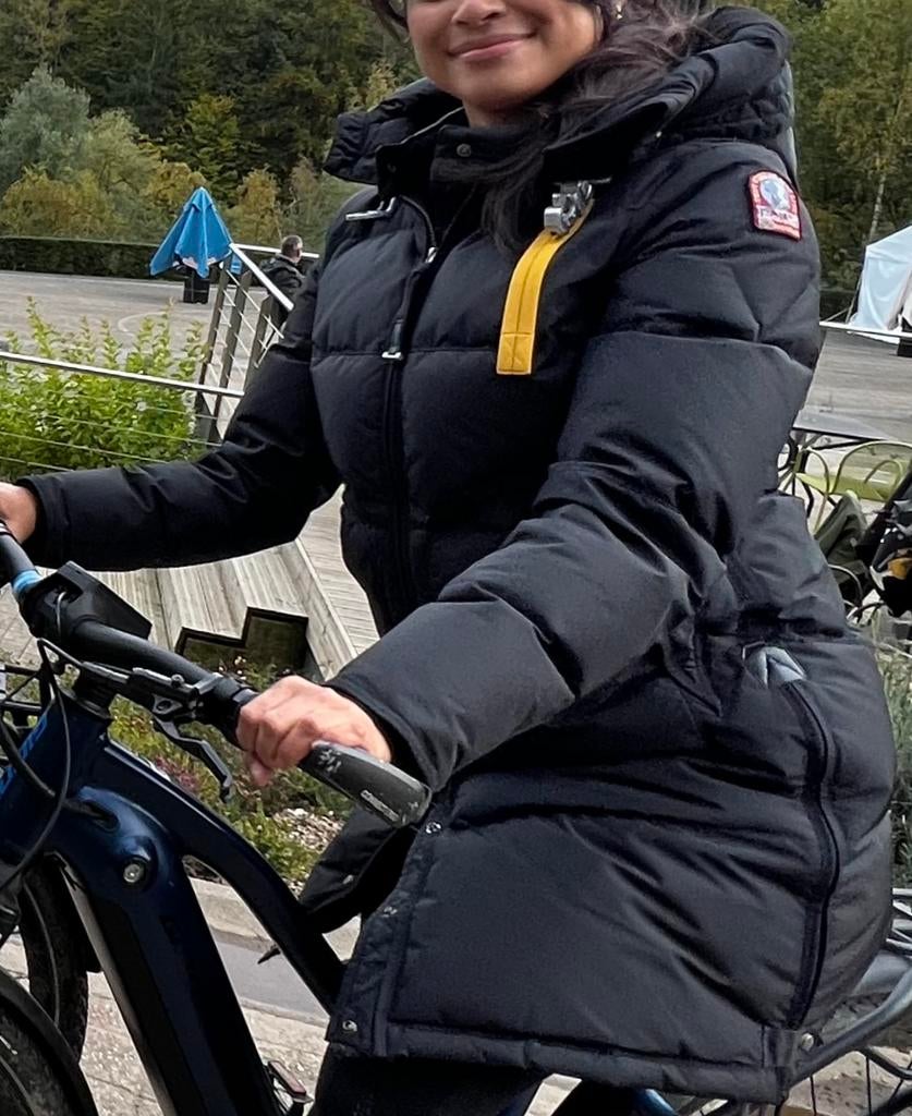 Parajumpers long bear ZSM WEG, Ophalen, Zo goed als nieuw, Maat 38/40 (M), Zwart