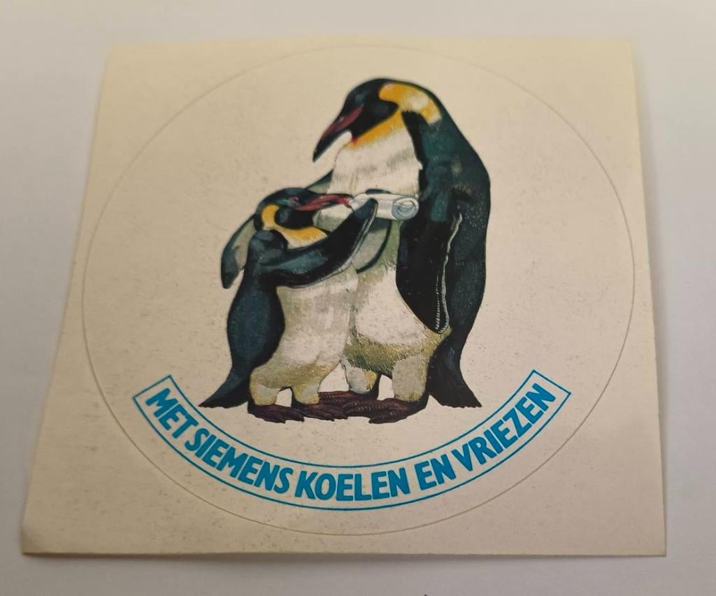 Sticker met Siemens koelen en vriezen, Verzamelen, Stickers, Ophalen of Verzenden, Nieuw, Merk