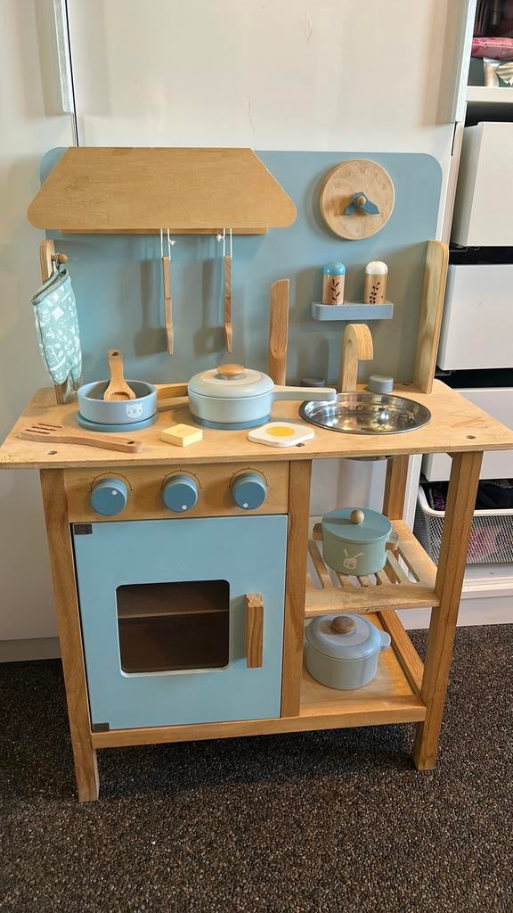 Little Dutch keukentje met veel toebehoren, Kinderen en Baby's, Speelgoed | Speelkeukens, Ophalen, Gebruikt, Hout, Speelkeuken