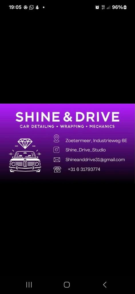Auto Garage Shine & Drive Zoetermeer, Mobiele service, Overige werkzaamheden
