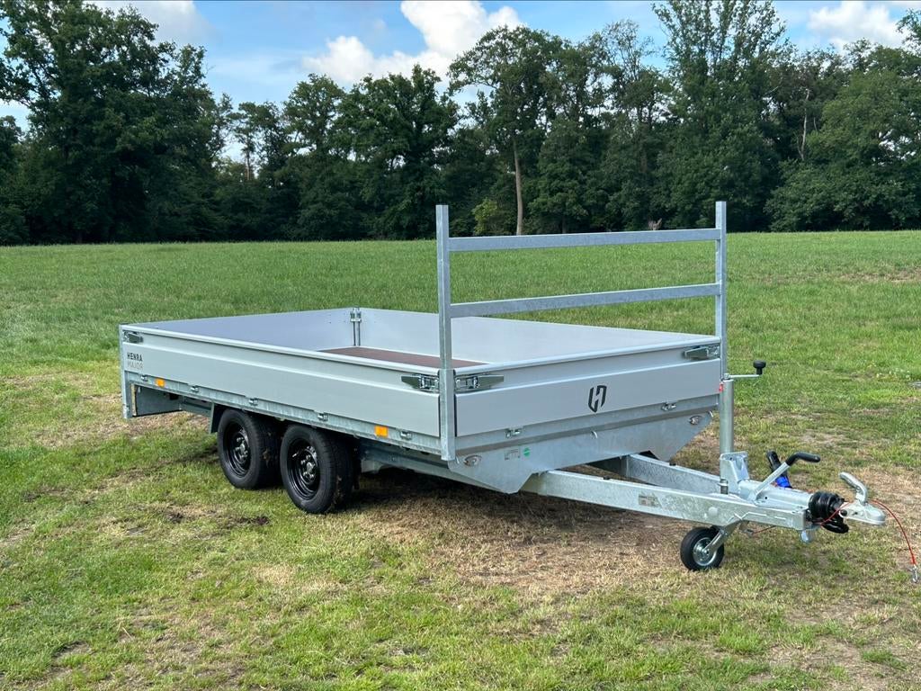 Henra pl27 plateauwagen aanhanger, Ophalen, Zo goed als nieuw