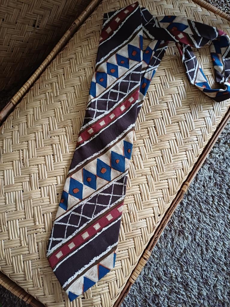 Vintage Hugo Boss Stropdas - Nette Staat, Kleding | Heren, Stropdassen, Bruin, Ophalen of Verzenden, Zo goed als nieuw, Hugo Boss