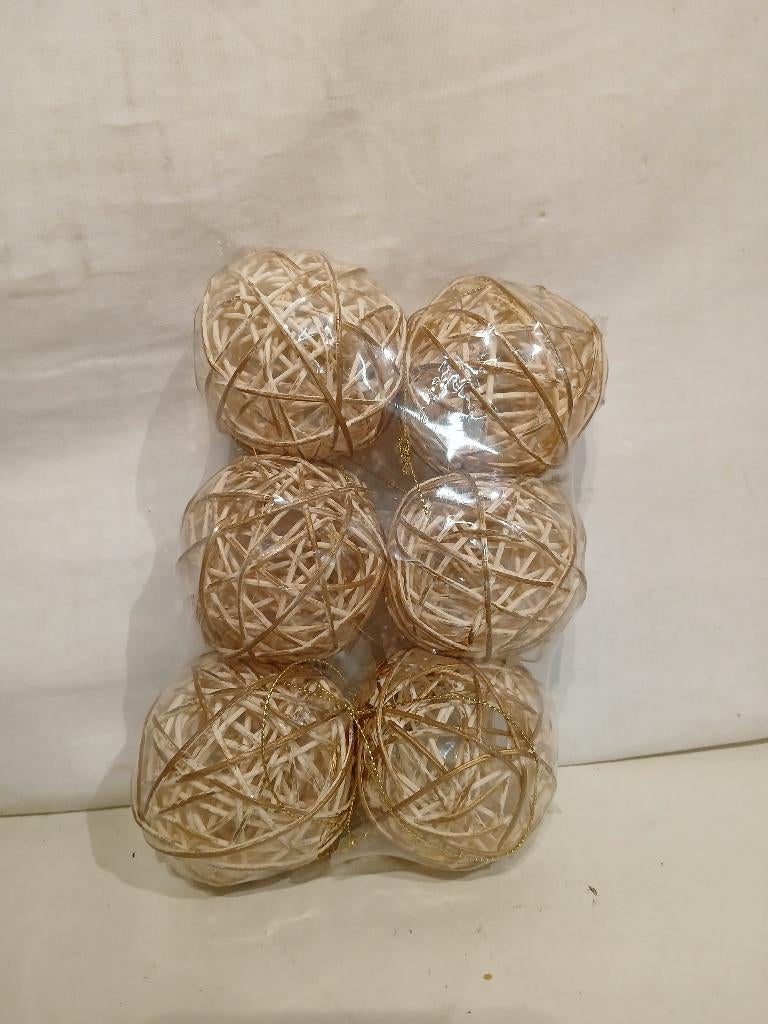 kerstballen van tak/touw., Niet bekend, Niet bekend, Nieuw, Ophalen of Verzenden
