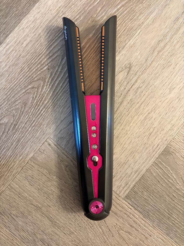 Dyson Corrale stijltang nikkel fuchsia met alle accessoires, Sieraden, Tassen en Uiterlijk, Uiterlijk | Haarverzorging, Ophalen of Verzenden