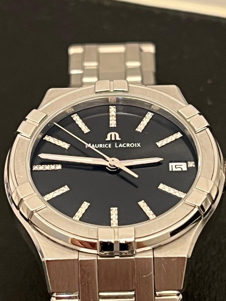 Maurice Lacroix Aikon Ladies 35mm Quartz Diamant AI1106, Overige merken, Staal, Gebruikt, Staal