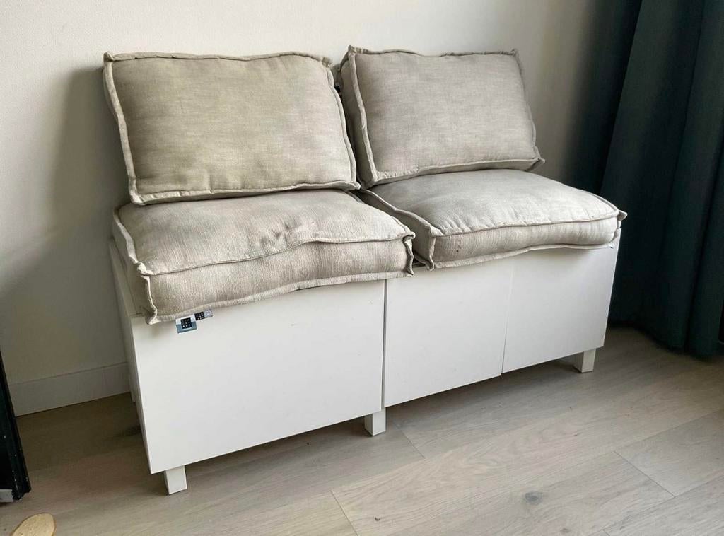Ikea Fonnes Kast met deuren en zitkussens, Ophalen, 100 tot 150 cm, Ikea, Ikea