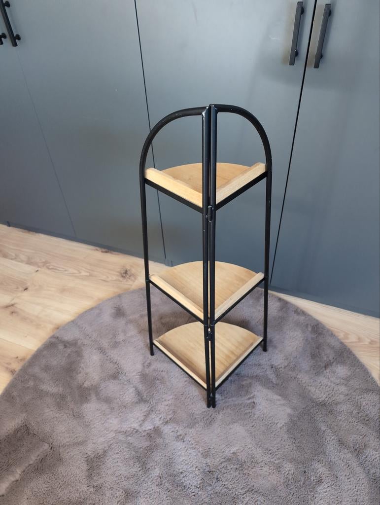 Etalagekastje met 3 schapjes, Huis en Inrichting, Woonaccessoires | Wandplanken en Boekenplanken, Ophalen, Gebruikt