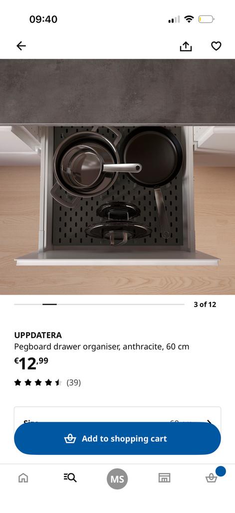 Ikea Drawer Organizer - UPPDATERA, Ophalen, Zo goed als nieuw