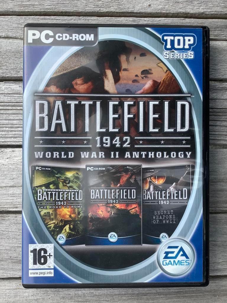 Battlefield 1942: World War II Anthology + uitbreidingen, Spelcomputers en Games, 1 speler, Zo goed als nieuw, Vanaf 16 jaar, Ophalen