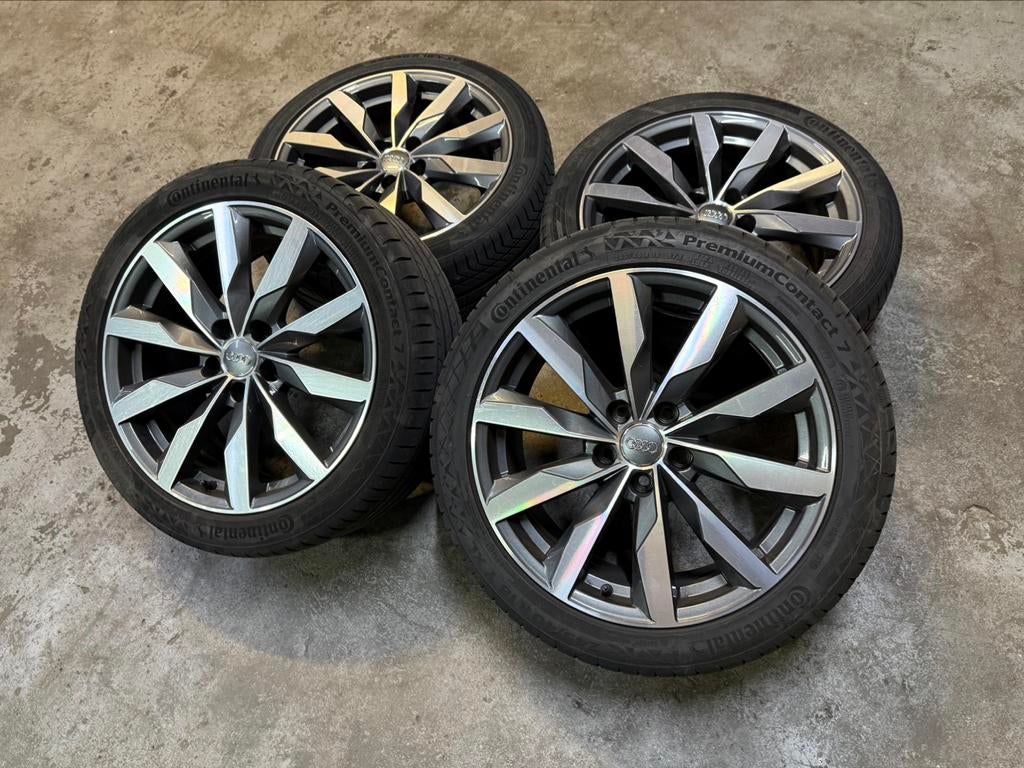 ✅ 18 Inch 5x112 Rotor Velgen A4 A5 A6 RS TT Caddy Eos, Ophalen, 18 inch, Banden en Velgen, Personenwagen