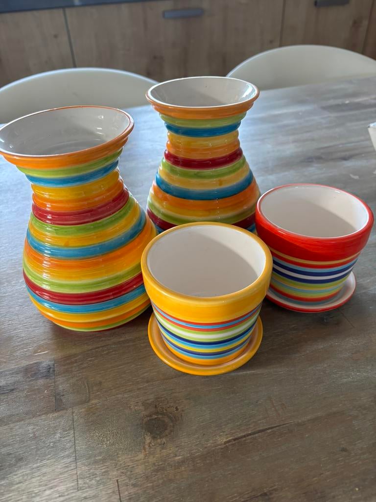 Vaasjes, Huis en Inrichting, Woonaccessoires | Vazen, Overige kleuren, Ophalen of Verzenden, Minder dan 50 cm, Glas