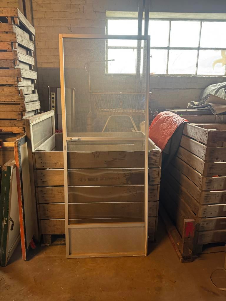 hordeur, ±204 x 78., Ophalen, Gebruikt, 80 tot 100 cm, Hordeur
