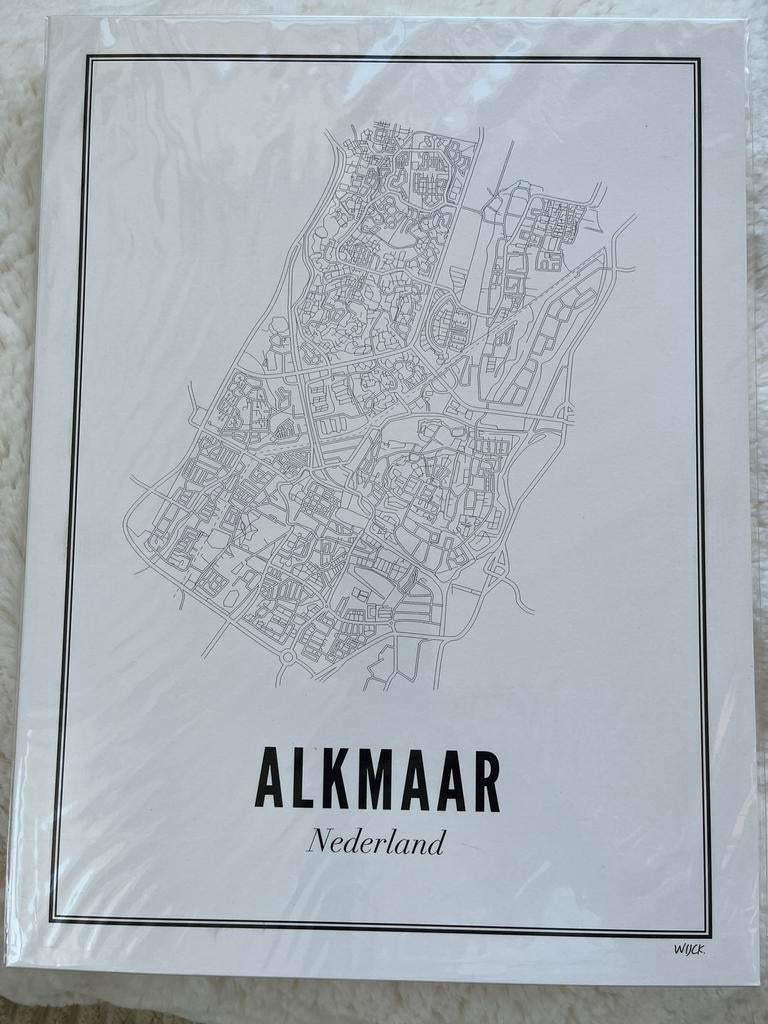 Wijck Alkmaar, Ophalen of Verzenden, Nieuw, Print, Minder dan 50 cm