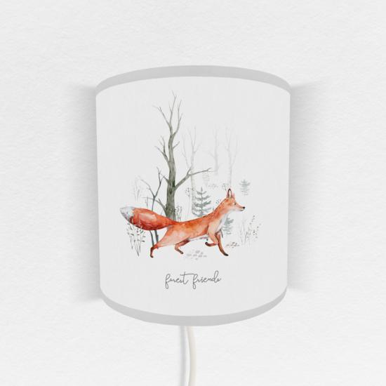 Wandlamp Lamp Forest Friends Vos Little Dreamzzz, Kinderen en Baby's, Kinderkamer | Inrichting en Decoratie, Bi & Li Creaties