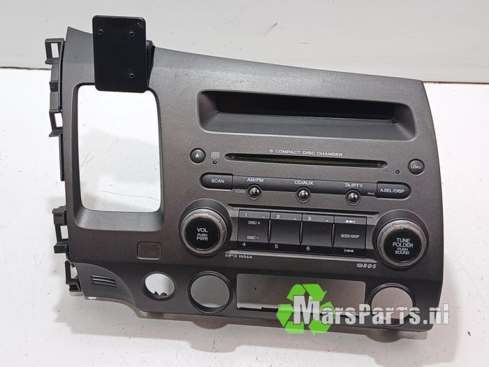 Radio CD Speler van een Honda Civic, Honda, Gebruikt, -, -
