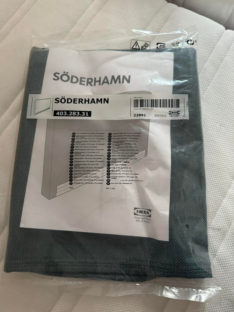 Soderhamn hoes voor zijleuning, Huis en Inrichting, Banken | Bankstellen, Ophalen of Verzenden, Zo goed als nieuw, Minder dan 150 cm