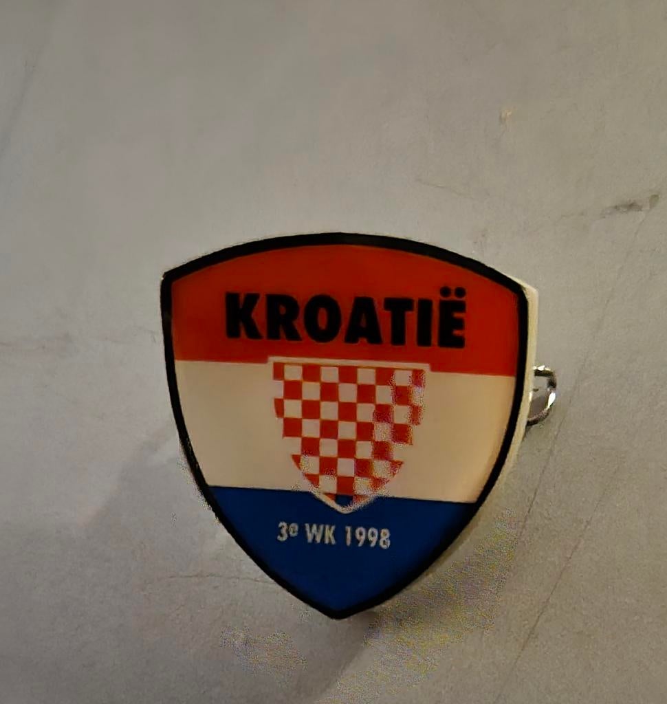 Kroatië WK 1998 pun, Ophalen of Verzenden, Nieuw, Sport, Speldje of Pin