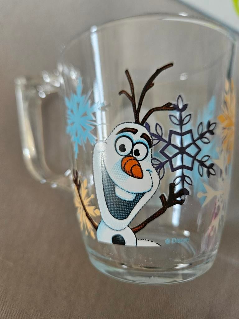 Glazen mok Frozen, Ophalen of Verzenden