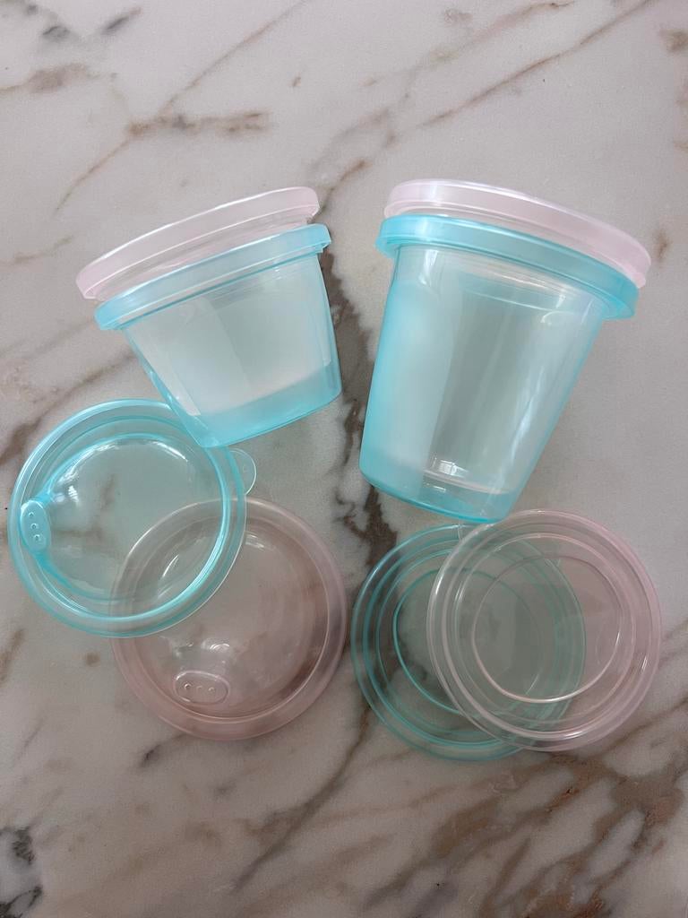 Babyvoeding Bewaarcontainers - 4 stuks, Ophalen of Verzenden, Nieuw, Overige typen