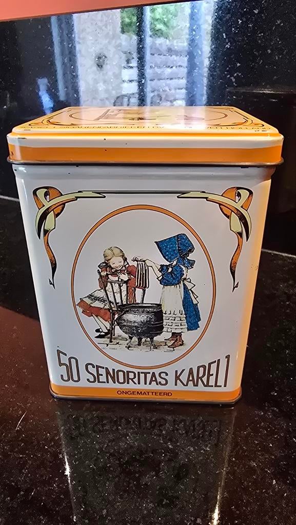 Karel 1 senoritas sigarenblik, Ophalen of Verzenden, Overige