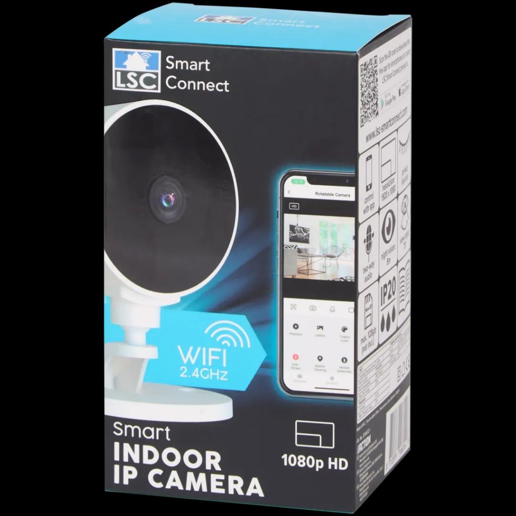LSC Smart Connect Smart indoor IP camera  1080p HD, Audio, Tv en Foto, Videobewaking, Ophalen, Nieuw, Binnencamera
