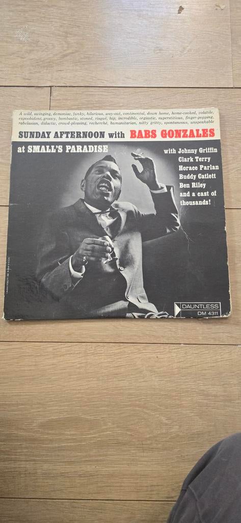 Babs Gonzales - Sunday Afternoon LP, Cd's en Dvd's, Vinyl | Jazz en Blues, Ophalen of Verzenden, Gebruikt, 12 inch, Jazz