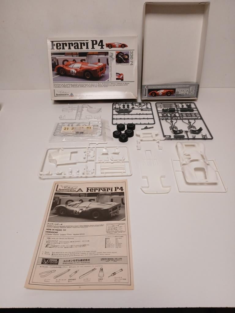 Ferrari 330 P4 union model kit 1:24 Japan, Ophalen of Verzenden, Groter dan 1:32, Auto, Overige merken