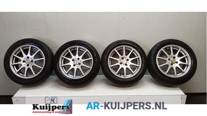 Sportvelgenset + winterbanden van een Renault Megane, Gebruikt, -, -, -