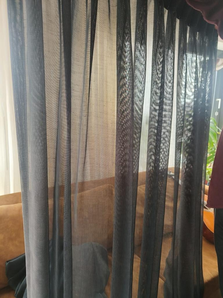 Vitrage 2 delen van 110x260, Ophalen of Verzenden, Gebruikt, 200 cm of meer, 200 cm of meer