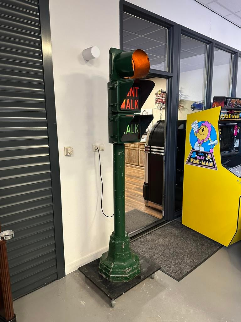 Origineel USA Traffic Light Verkeerslicht Stoplicht NYC, Ophalen, Gebruikt