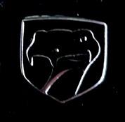 Dodge Viper pin- zwart emaille, Ophalen of Verzenden, Nieuw, Transport, Speldje of Pin