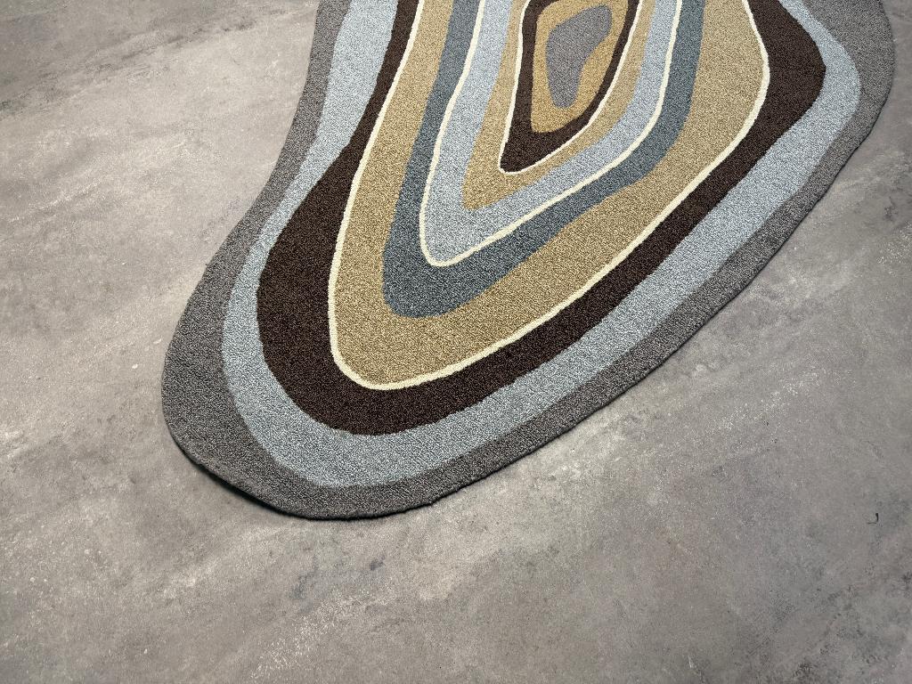 Vloerkleed Brink & Campman Aura Ochre in-outdoor 160x230 cm, Huis en Inrichting, Vloerkledenloft, Overige kleuren, 150 tot 200 cm
