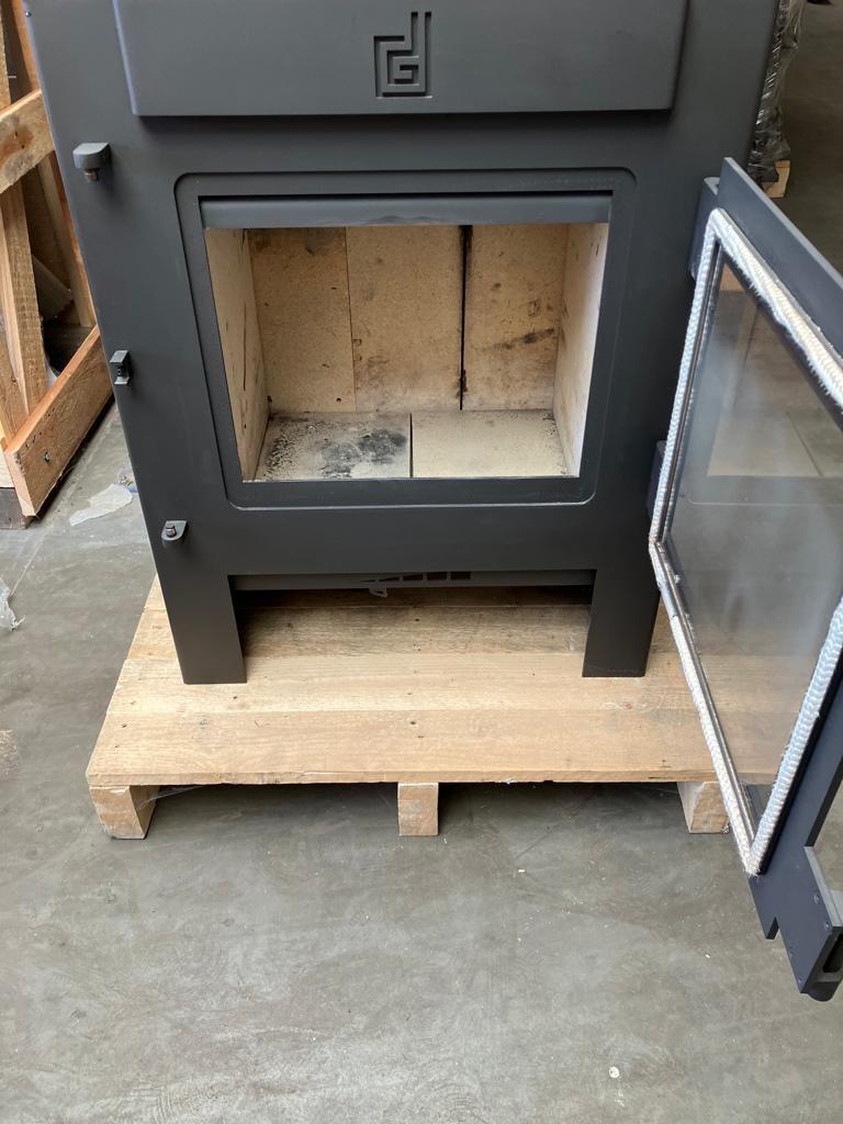 STUNTPRIJS houtkachels gebruikte dik geurts jannik large, Huis en Inrichting, Kachels, Ophalen, Gebruikt, Houtkachel, Vrijstaand