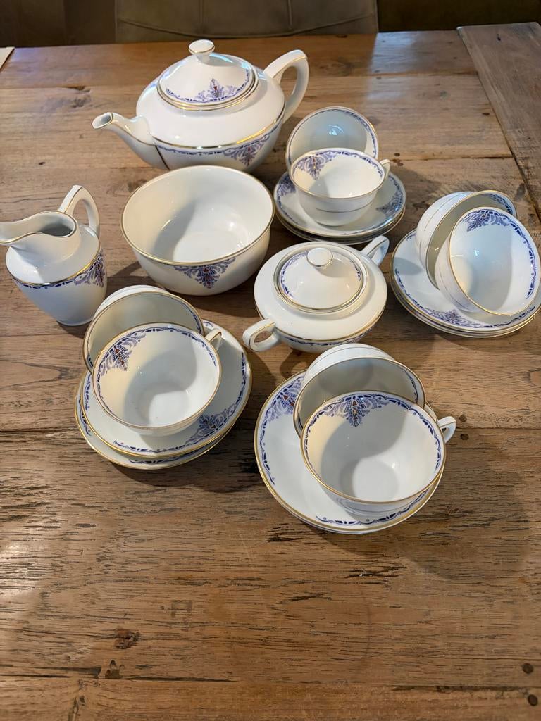 Krippner Selb-Bavaria Servies Jaren 50, Antiek en Kunst, Antiek | Servies compleet, Ophalen