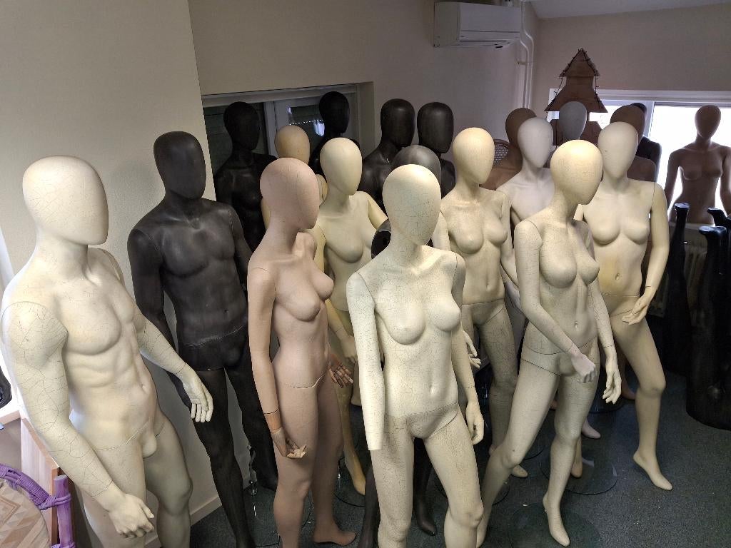 Etalage Poppen Hans Boodt Mannequins Paspop Torso's Vanaf:, Ophalen, Gebruikt, Pop