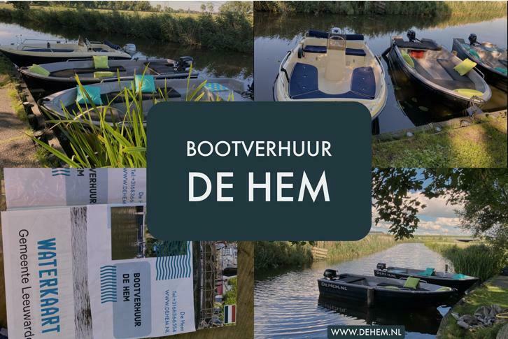Bootverhuur De Hem,          Leeuwarden Goutum,Friesland, Sloep of Motorboot