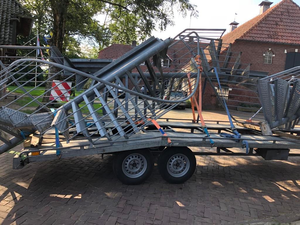 Wenteltrap 2x spiltrap 6 meter thuisgebracht, Ophalen of Verzenden, Zo goed als nieuw