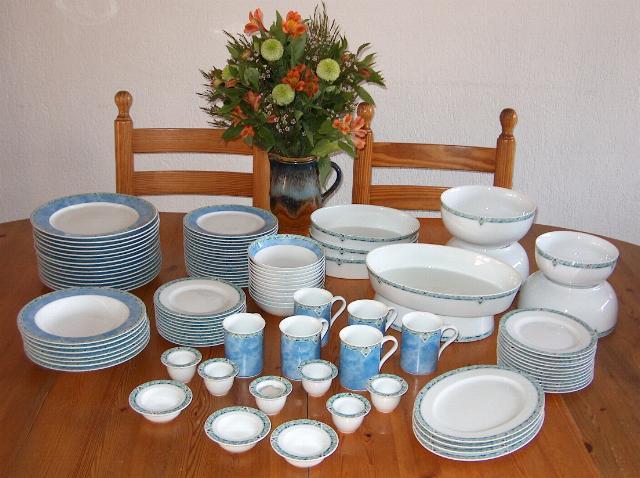 AH Albert Heijn Arzberg servies met Blauwe of Groene rand, Nieuw, Ophalen of Verzenden, Wedgwood, Porselein