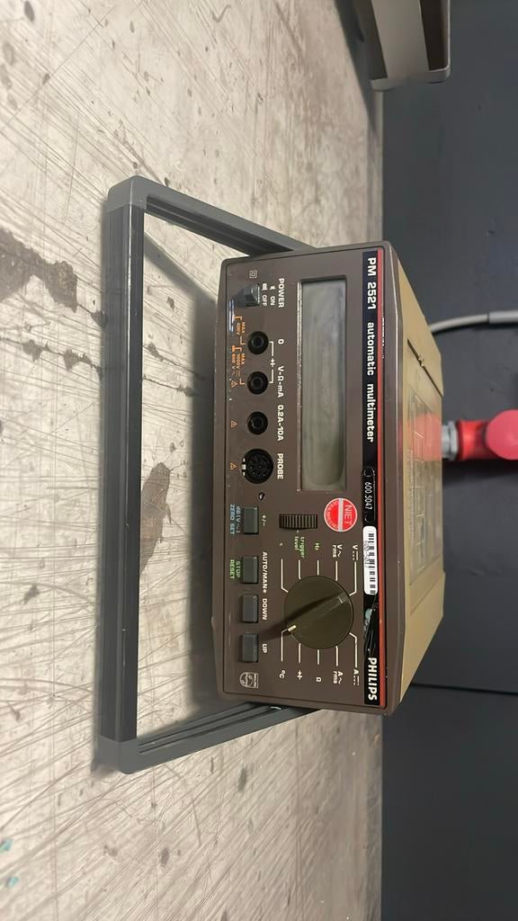 PHILIPS PM 2521 automatic multimeter 600 5047, Ophalen of Verzenden, Gebruikt